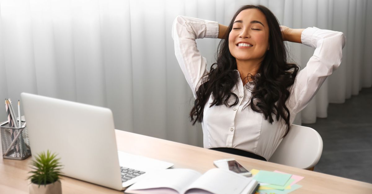 woman relaxing