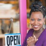 woman solo business owner