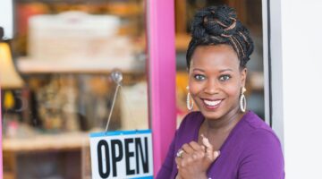 woman solo business owner