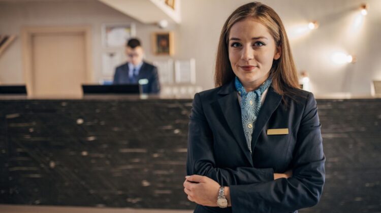 woman hospitality career