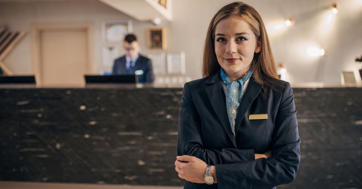 woman hospitality career